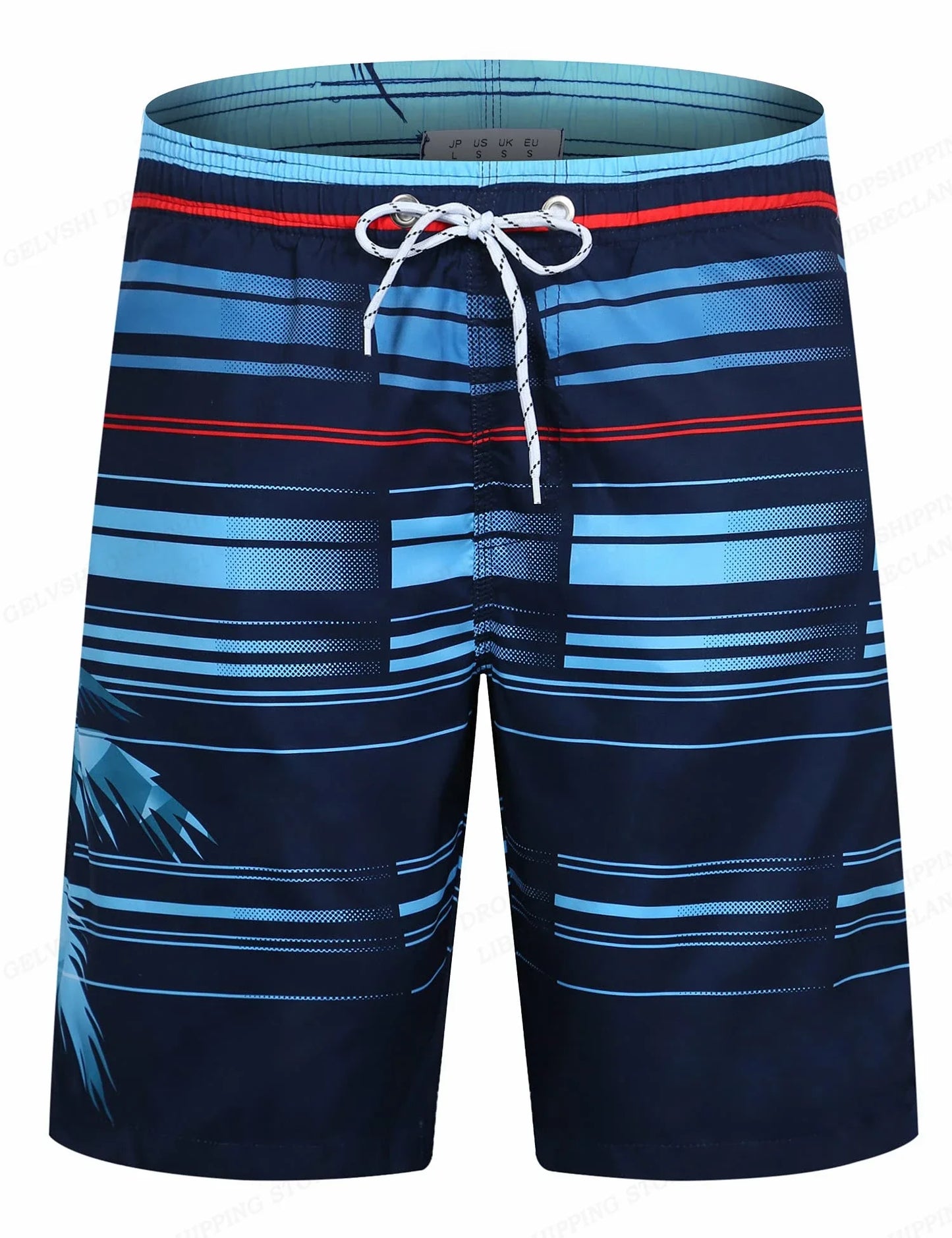 Pantaloncini da Spiaggia con Grafica Sfumata per Uomo Pantaloncini da Surf 3D Colorati e Pantaloni Corti Estivi Vacanza