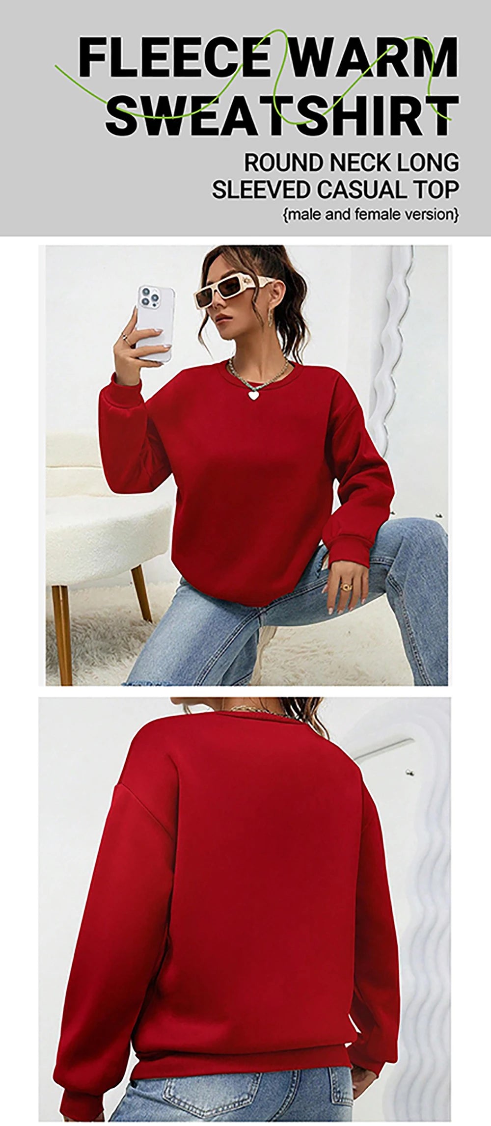 Orsetto Bere Tè Al Latte Stampato Pullover Da Donna Con Collo A O Felpa In Pile Streetwear Autunno