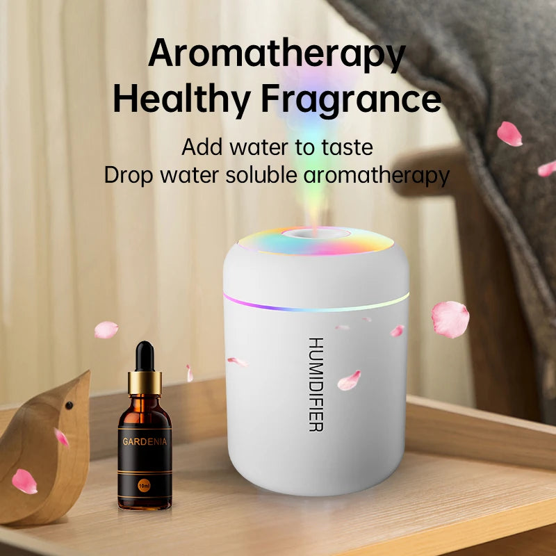 Mini Umidificatore USB 180ML Diffusore Aromaterapia Olio Essenziale Luci Purificatore Aroma Per Auto Casa Camera Da Letto