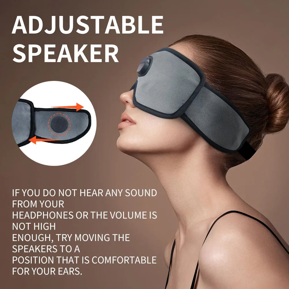 Cuffie Per Il Sonno Con Maschera Occhi Bluetooth Premium Cancellazione Attiva Del Rumore E Assistente Vocale Integrato