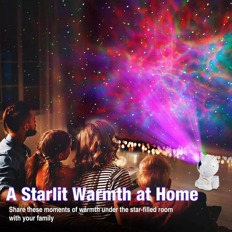 Proiettore di Stelle Astronauta Luce Notturna Galassia Lampada Notturna per Bambini Nebulosa Regalo di Compleanno