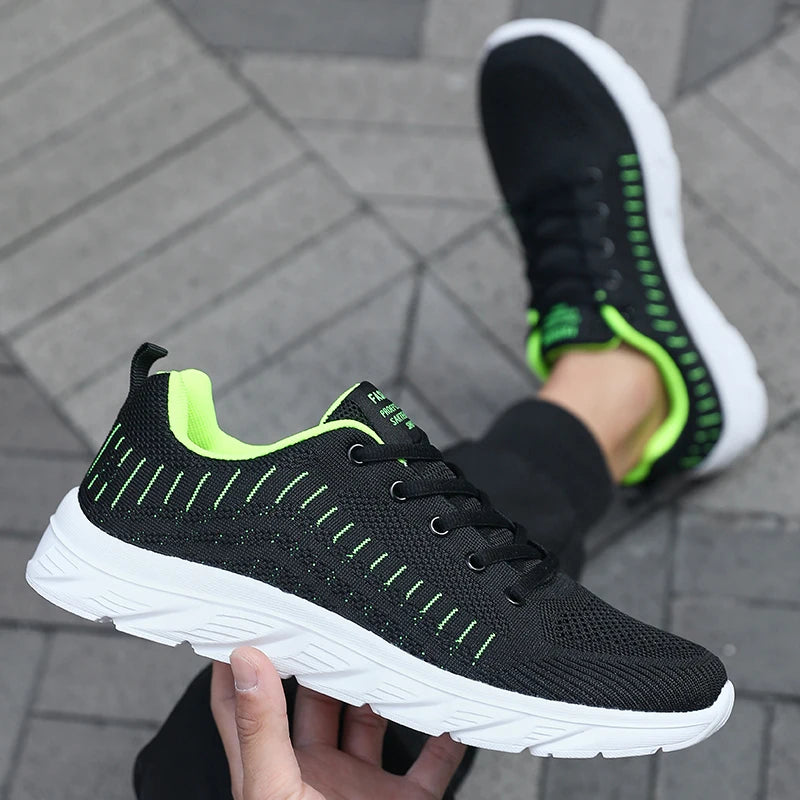 Scarpe Da Ginnastica Uomo Traspiranti Esterno 2025 Scarpe Sportive Casual Da Corsa Con Suola Morbida Antiscivolo Mesh