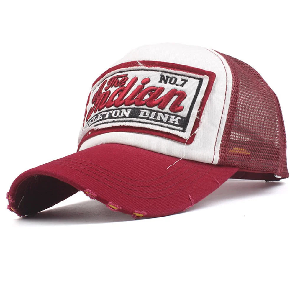 Berretto Da Baseball Streetwear Lettera Ricamo Papà Cappello Snapback Hip Hop Y2K Cappelli Da Camionista Uomo Donna