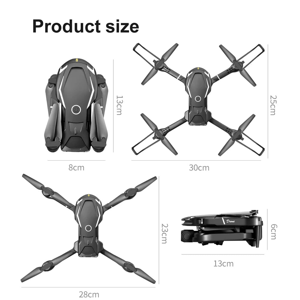 Nuovo Mini Drone V88 5G 8K 4K HD Fotografia Aerea Pieghevole Telecomandato Quadricottero Giocattolo Regalo 2026