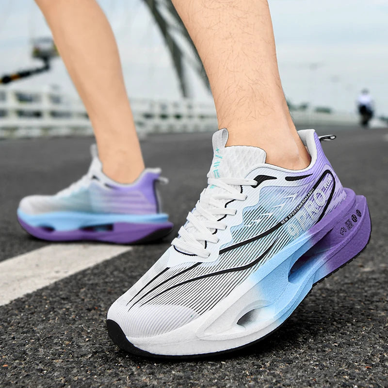 Scarpe Da Corsa Con Piastra In Carbonio Per Maratona Antiscivolo Ammortizzanti Uomo E Donna