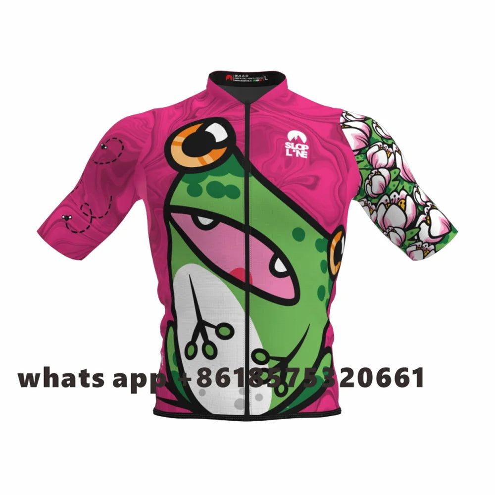 Maglia Da Ciclismo Pro Team Estate Uomo Manica Corta Per Downhill MTB Traspirante Asciugatura Rapida Tasche