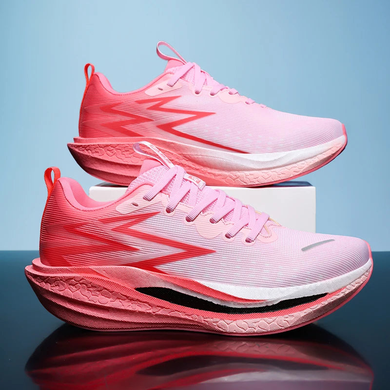 Scarpe Da Corsa Marathon Uomo Con Piastra In Carbonio Leggere E Traspiranti Sneakers Atletiche Per Donna Comode
