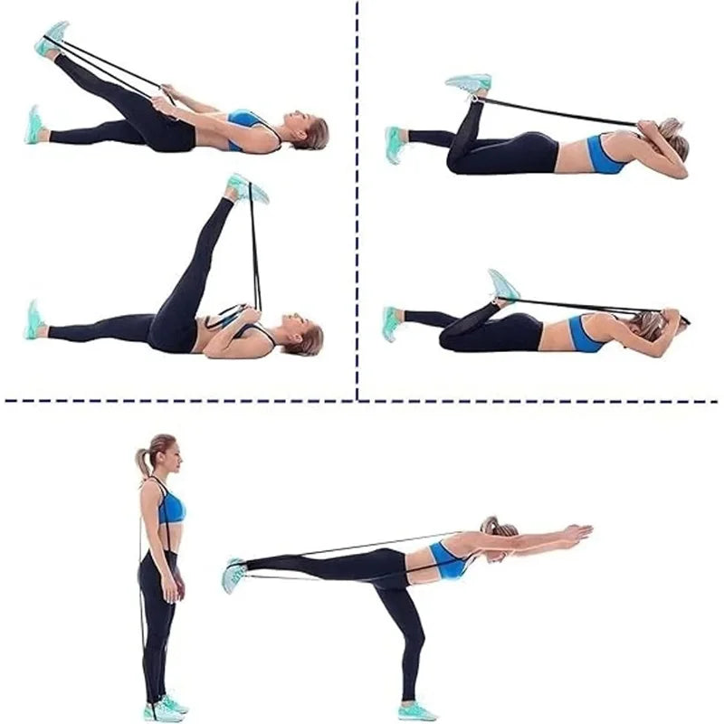 Fasce Di Resistenza Per Trazioni A Quattro Livelli Per Allenamento Muscolare Yoga Calisthenics Unisex Fitness