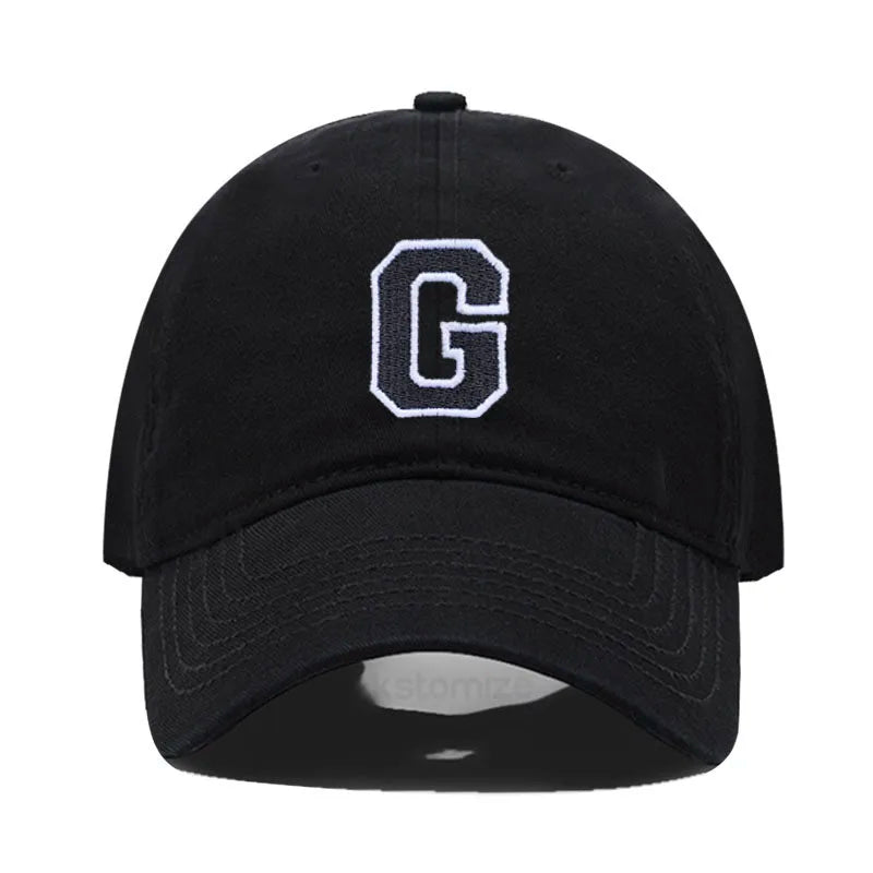 Berretto Da Baseball Unisex Ricamato Lettera AZ Cotone Morbido Alta Qualità Protezione Solare Snapback