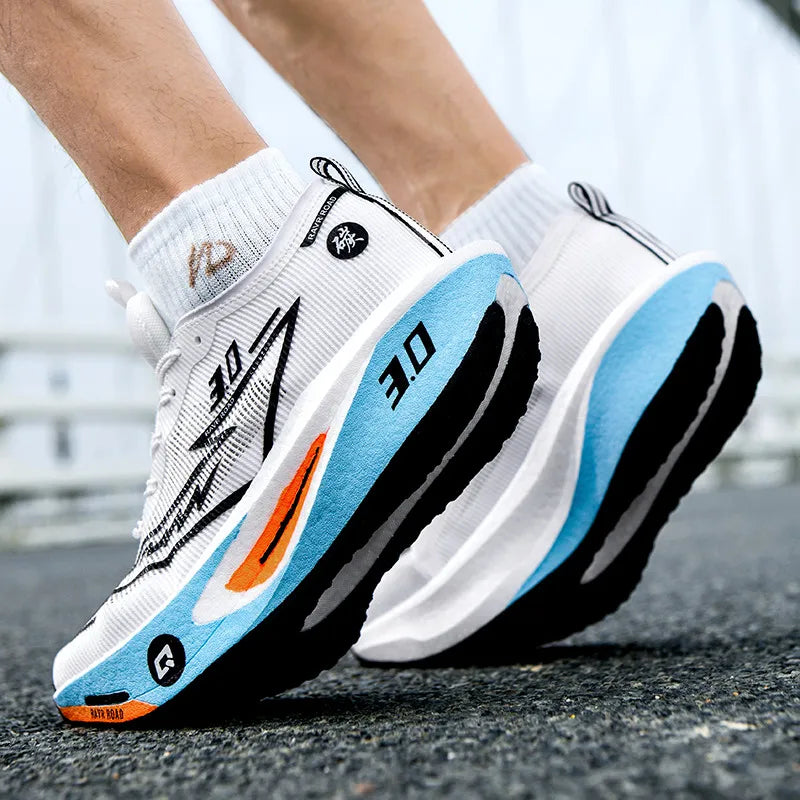 Scarpe Da Corsa Uomo Piastra In Carbonio 3.0 Maratona Rimbalzo Stabile Resistenti All Usura Scarpe Ginnastica Allenamento