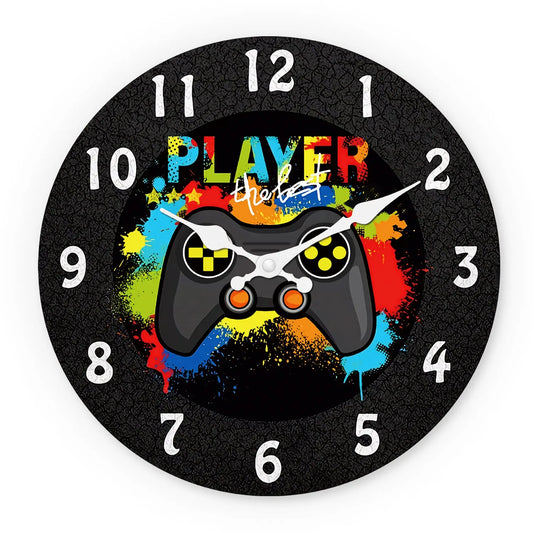 Orologio Da Parete In Legno Colorato Moderno Alla Moda 10 12 14 Pollici Orologio Al Quarzo Silenzioso Decorazione Casa