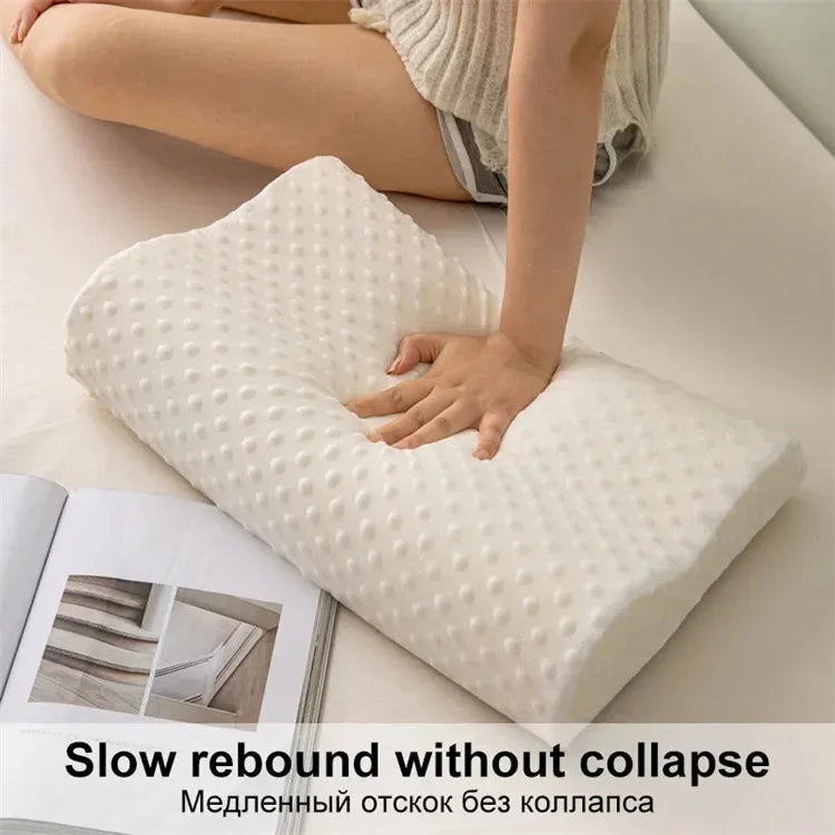 Cuscino Lungo In Memory Foam Ortopedico Per Dormire Con Protezione Del Collo Premaman A Forma Lunga Rimbalzo Lento