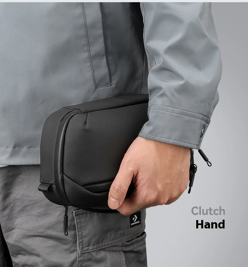 Borsa Da Uomo A Tracolla Mark Ryden MR165 Capacità 2,3 Litri Nero Verde Design Elegante E Pratico