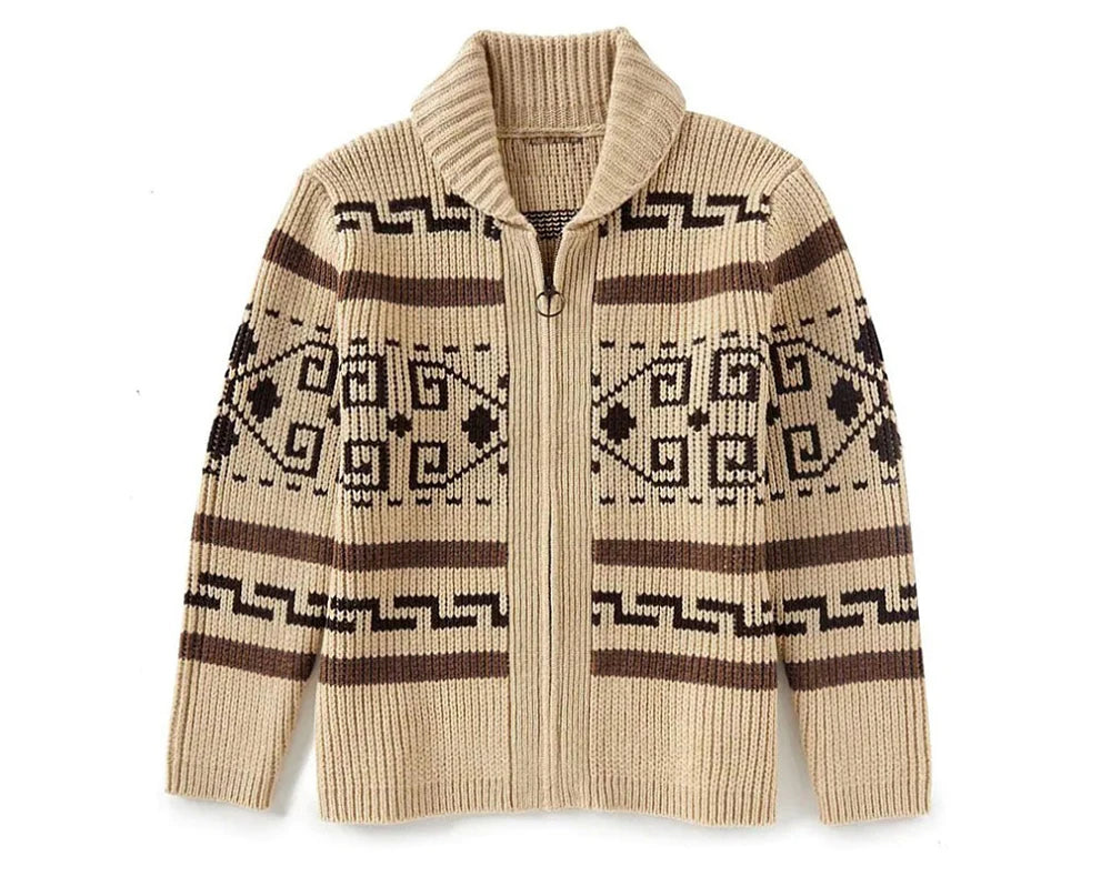 Cardigan Invernale Da Uomo In Maglia Lavorata Termico Caldo Abbigliamento Casual Moda Uomo YA2684