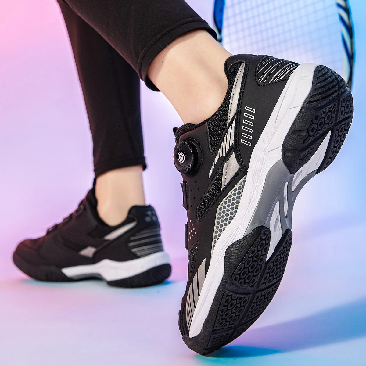 Scarpe Da Badminton Professionali Uomo Donna Antiscivolo Blu Per Tennis Palestra All Aperto Sneakers