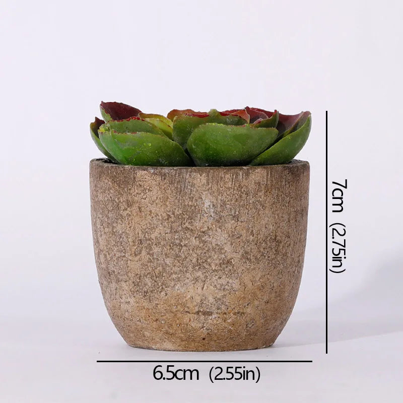 Mini Piante Succulente Artificiali Sempreverdi In Vaso Piccolo Per Ufficio Casa Decorazioni Da Tavolo Fiori Finti
