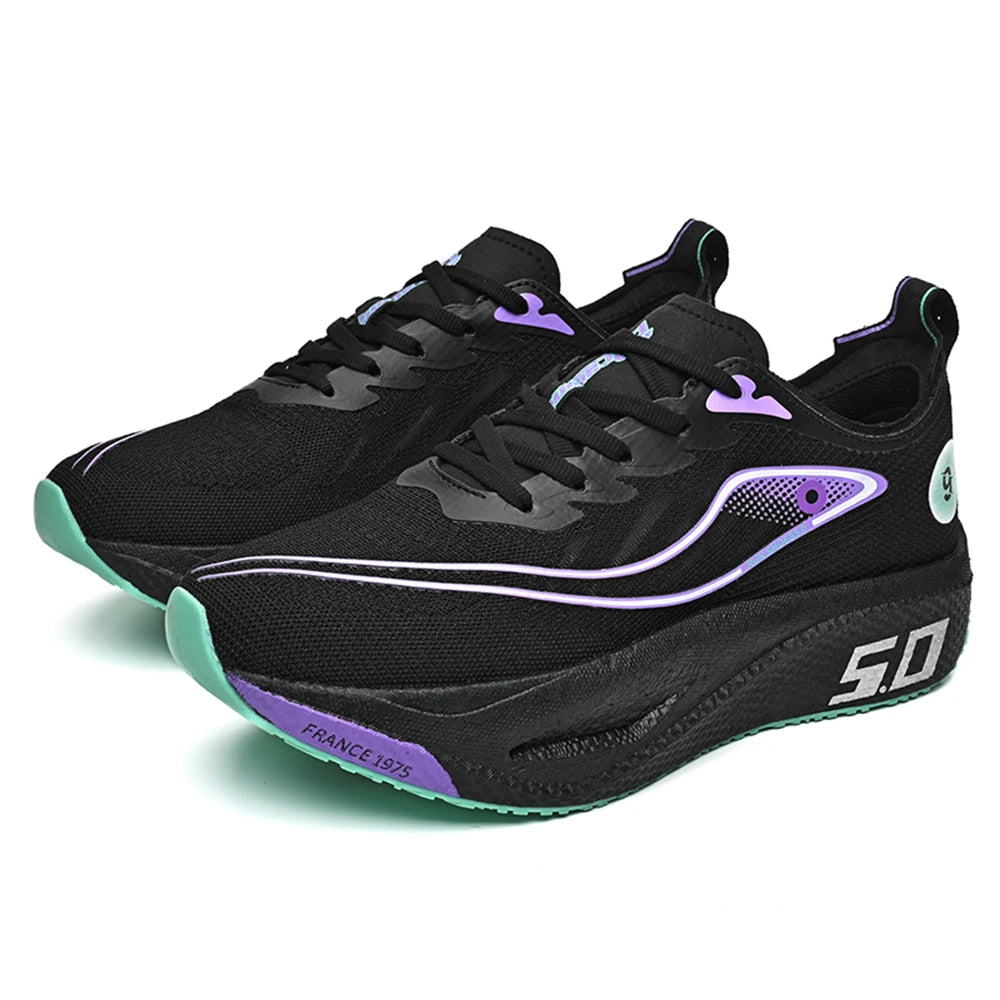 Scarpe Da Corsa Unisex Per Uomo E Donna Con Piastra In Carbonio Ammortizzanti Per Maratona Allenamento Atletica Leggera
