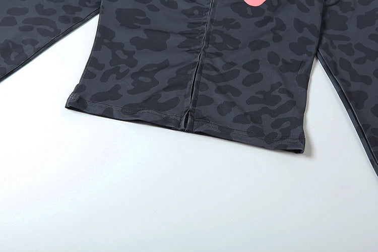 Sisterlinda Set Due Pezzi Cardigan Con Zip Da Donna Giacca Corta Con Cappuccio E Leggings Skinny Stile Sportivo