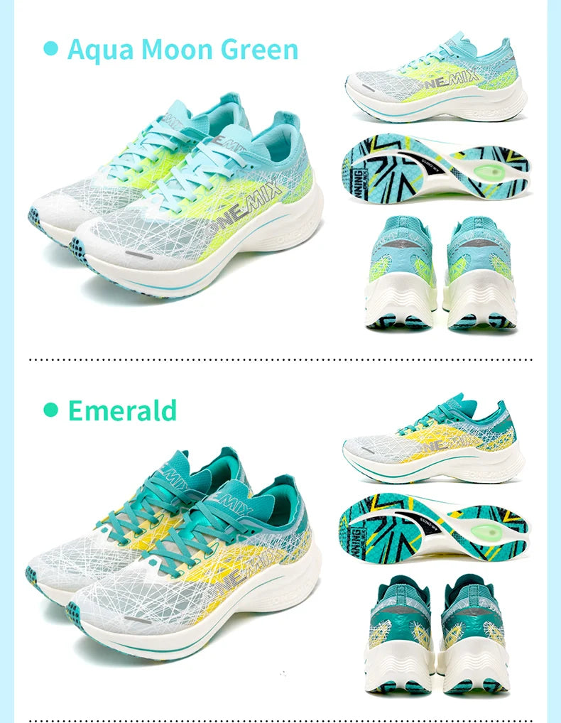 Onemix Marathon Scarpe Da Corsa Con Piastra In Carbonio Ultraleggere Tecnologia Di Rimbalzo Sneakers Da Uomo All Aperto