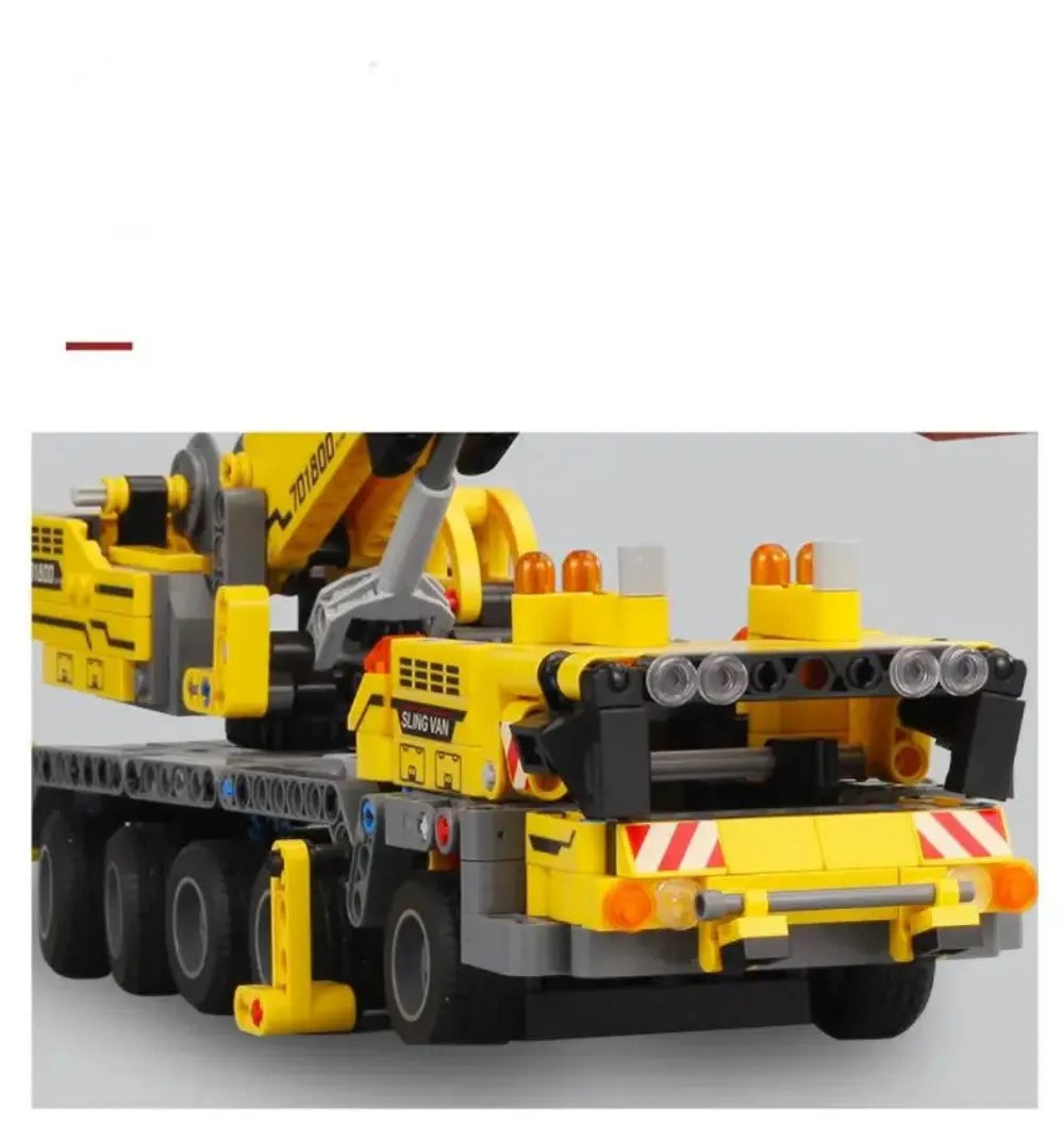 Set Costruzioni Multi Veicoli Caricabatteria Gru Camion Fai Da Te Blocchi Ingegneria Giocattolo Per Bambini