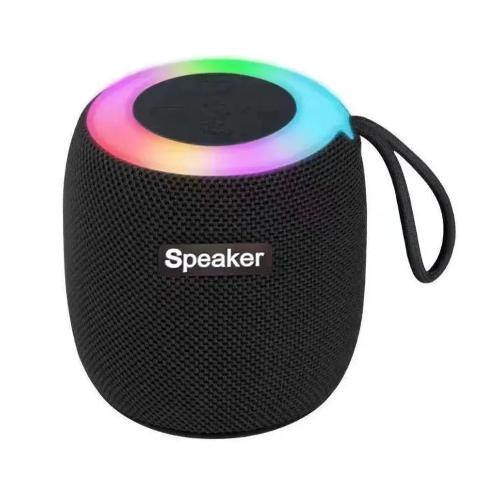 Altoparlante Bluetooth Portatile Con Luce RGB Mini Subwoofer Suono Stereo Senza Fili Per Campeggio Auto Casa