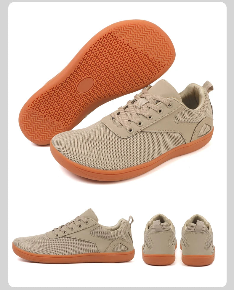 Scarpe Da Passeggio Traspiranti In Mesh Unisex A Punta Larga Per Uomo Comode Scarpe Sportive Per Esterni