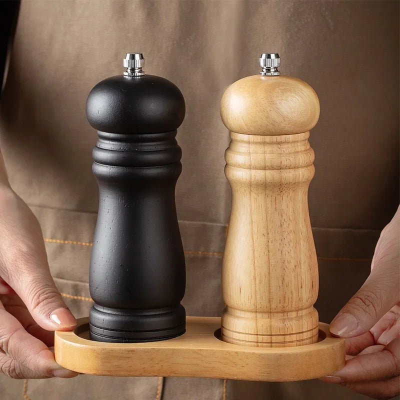 Macinapepe Nero In Legno Smerigliatrice Creativa Utensili Olandesi Per Cucina Cottura Barbecue Sale Pepe Condimenti