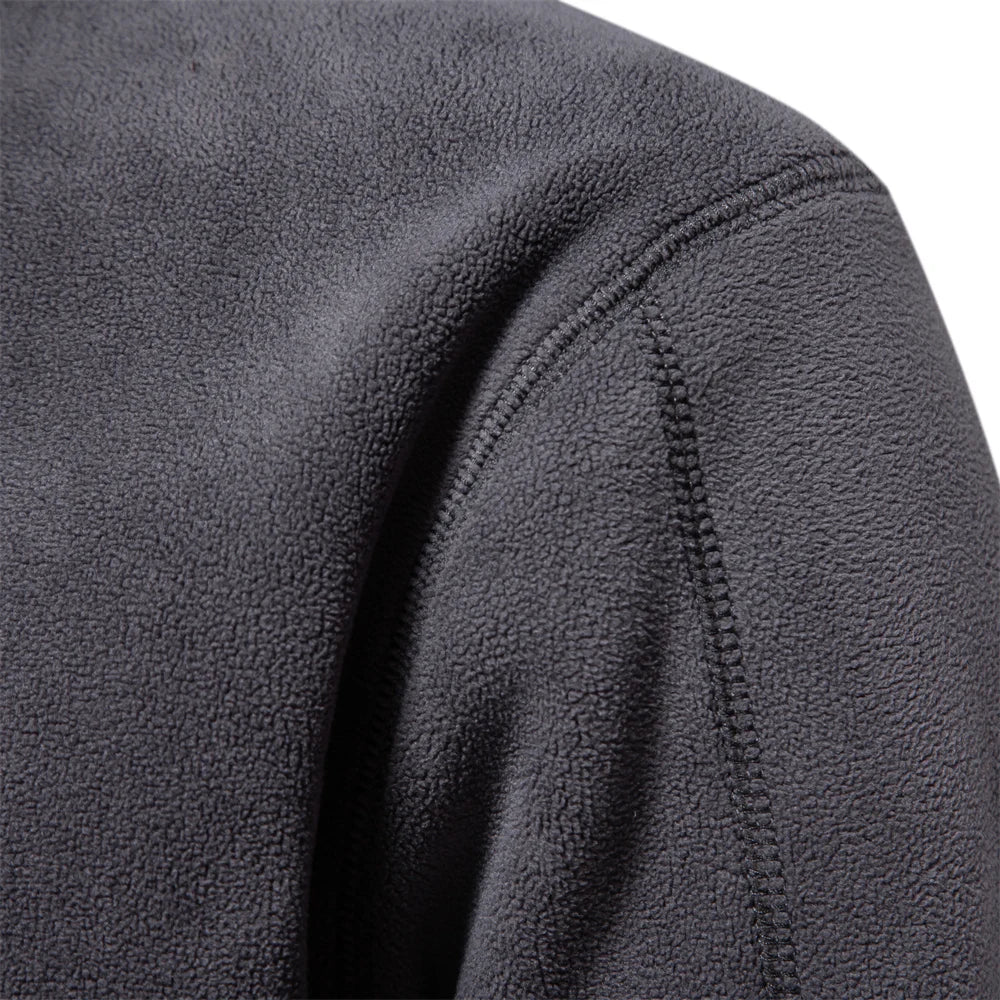Giacca In Pile AIOPESON Per Uomo Caldo Premium Con Cerniera E Collo Rovesciato Soft Shell