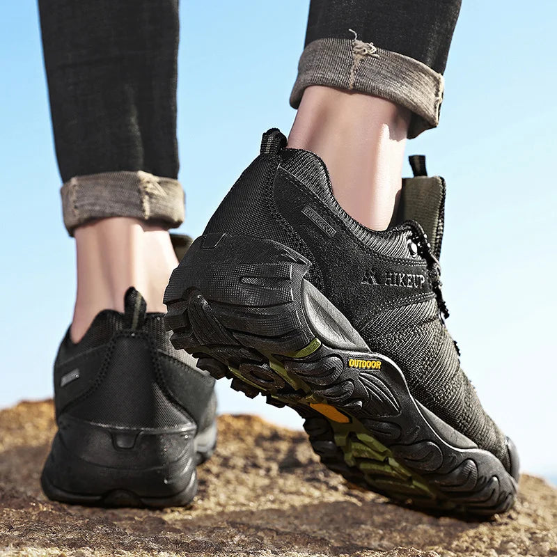 HikeUp Scarpe Da Trekking Da Uomo Antiscivolo Traspiranti Per Esterno Resistente A Spruzzi Da Montagna Per Turismo