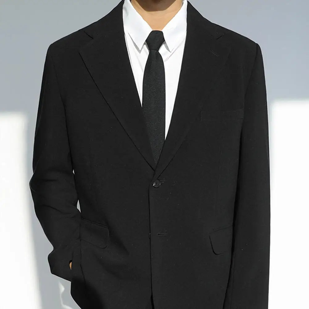 Cravatta Unisex Sottile Liscia E Setosa Stile Retrò Papillon Coreano Elegante Per Studenti Alla Moda