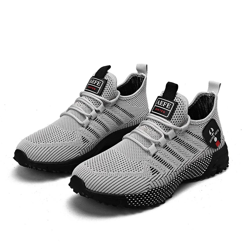 Sneakers Da Uomo Alla Moda In Mesh Traspirante Scarpe Casual Da Corsa Antiscivolo Per Esterno Di Alta Qualità