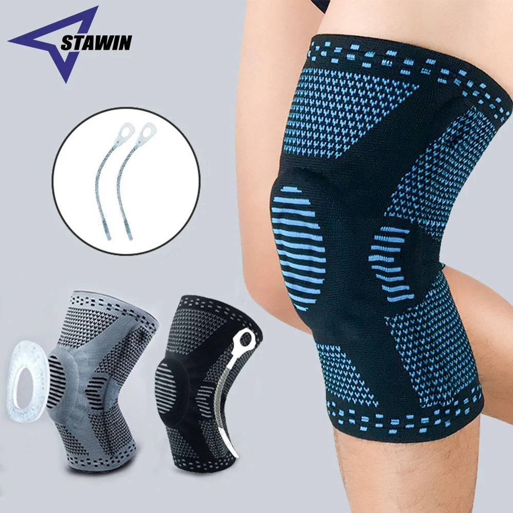 Ginocchiera Protezione Rotula In Silicone Per Atleti Sportivi Compressione Supporto Per Basket