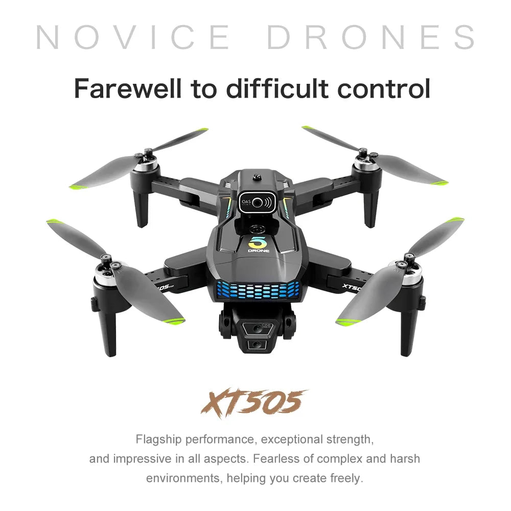 Drone Professionale GPS 8K Con Gimbal Tre Assi Brushless RC Quadricottero Ostacoli Fotocamera HD 4K 5G