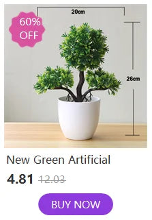 Piante Verdi Artificiali Bonsai Piccolo Albero In Vaso Per Tavolo Decorazioni Per Casa Giardino Hotel