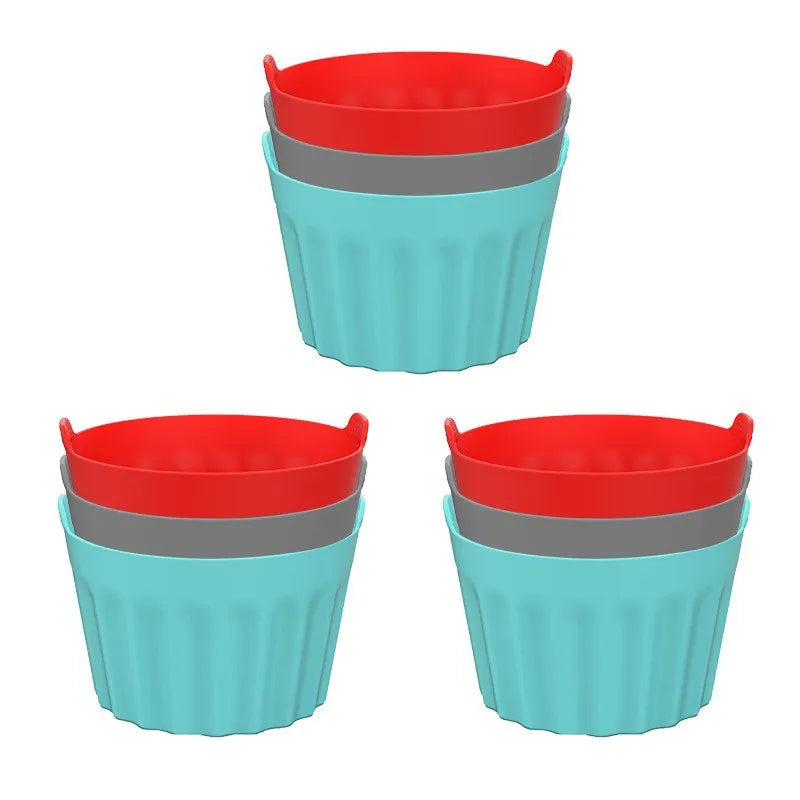 Stampo In Silicone Per Friggitrice Ad Aria Vassoio Multiuso Muffin Torta Crostata E Uova Accessori