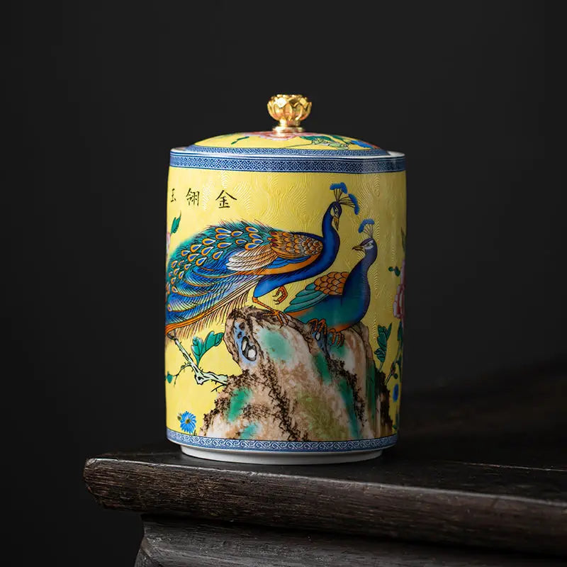 Barattoli Da Cucina In Ceramica Vintage Impermeabili Contenitori Per Tè Zucchero Dolci Multiuso Retro