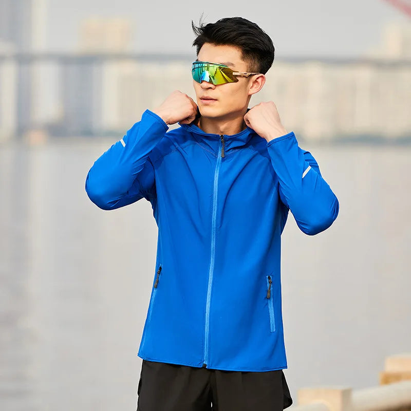 Giacca Da Corsa Sportiva Sottile Da Uomo Giacca A Vento Da Palestra Quick Dry Training Abbigliamento Fitness