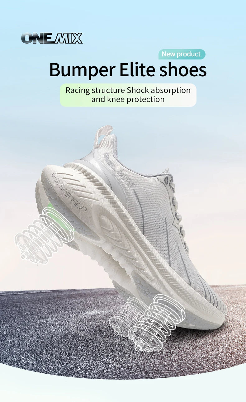 ONEMIX 21608A Scarpe Trail Da Uomo Blu Antiscivolo Scarpe Sportive Invernali Calde Per Allenamento All'Aperto