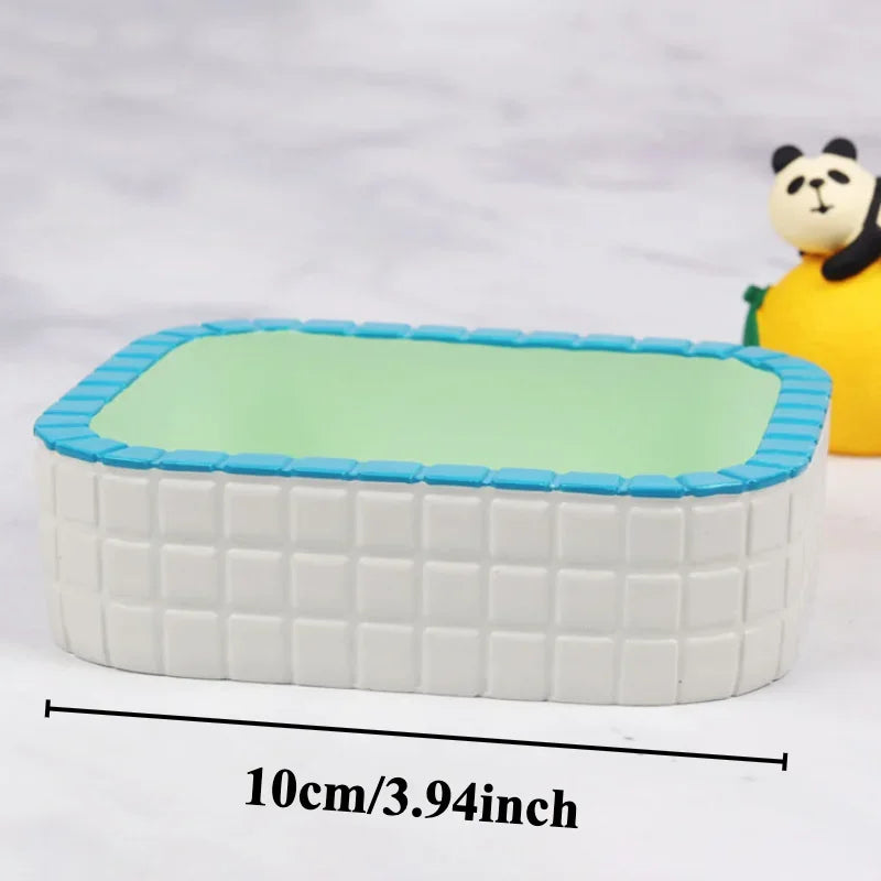 Gatto Limone In Resina Miniatura Pomelo Bath Series Decorazione Da Scrivania Regalo In Stile Giapponese Per Bambini 2024