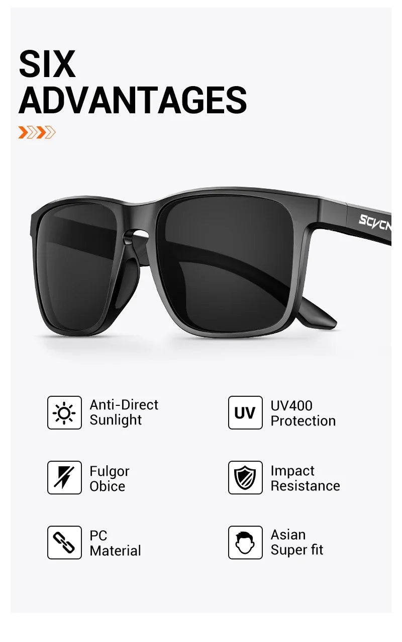 Occhiali Da Sole Polarizzati UV400 Per Uomo Donna Sport All'Aperto Ciclismo Guida Moda Golf Viaggi