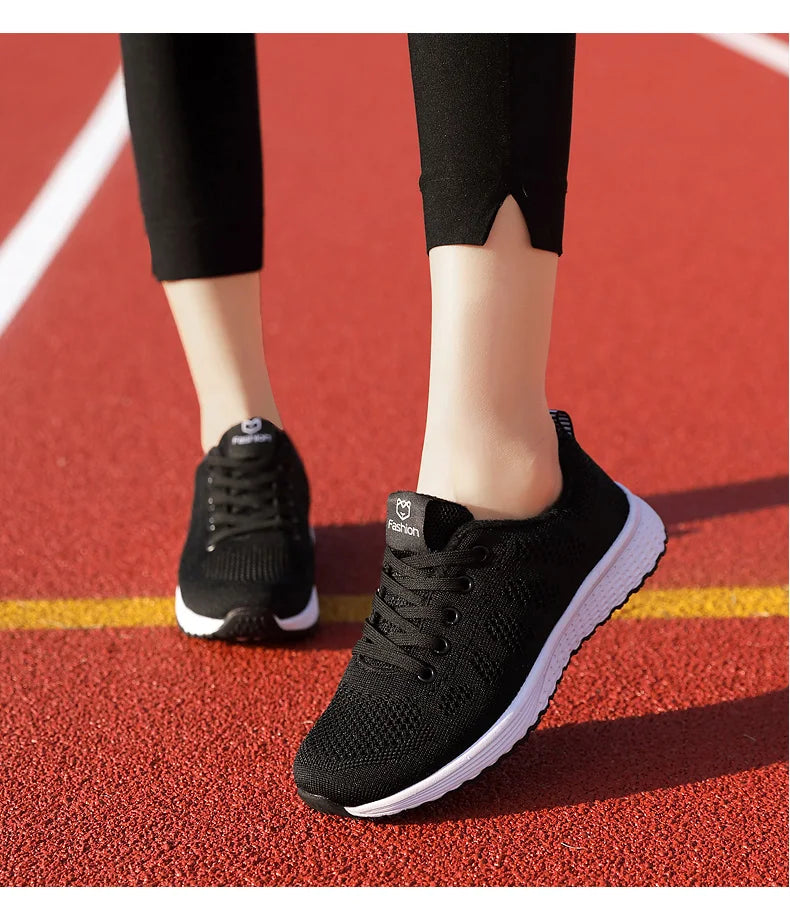Scarpe sportive da donna Sneakers con plateau alla moda Scarpe basse da donna primavera estate Scarpe da corsa per donna Scarpe casual Mesh Jogging Tennis