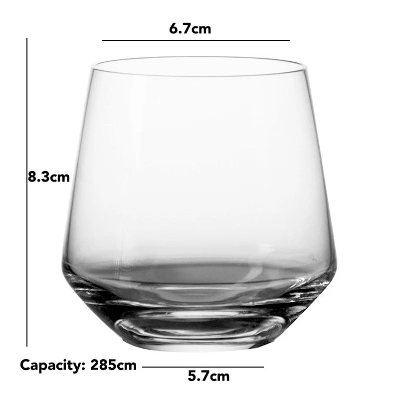Bicchieri Da Whisky Ecologici E Durevoli Cocktailgeek Forma Rotonda In Vetro Trasparente Per Appassionati Di Whisky