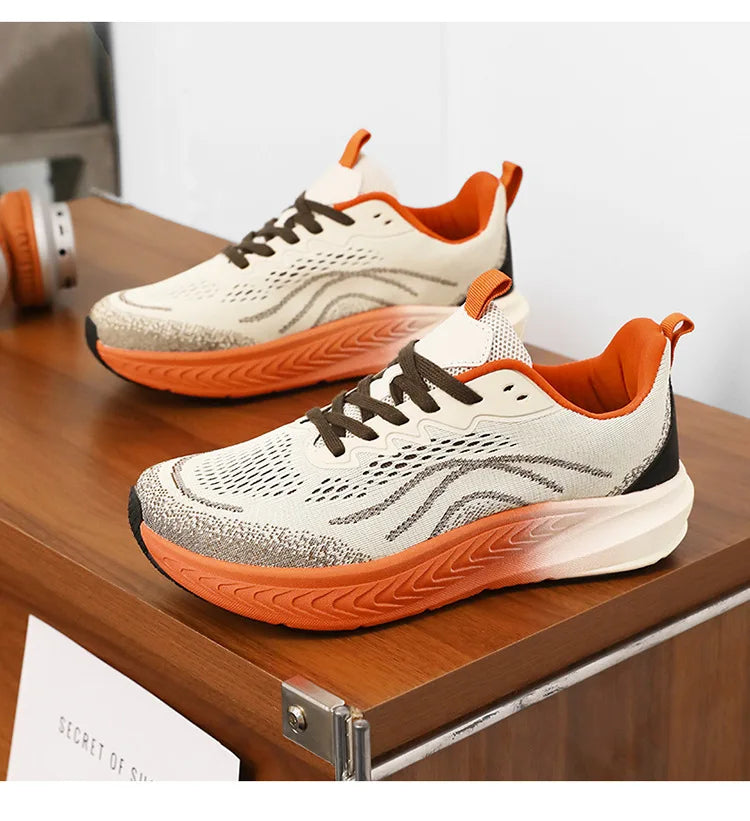 Scarpe Da Uomo Sportive In Mesh Traspiranti Scarpe Casual Moda Taglie Grandi Autunno Inverno Con Suola Piatta In Gomma