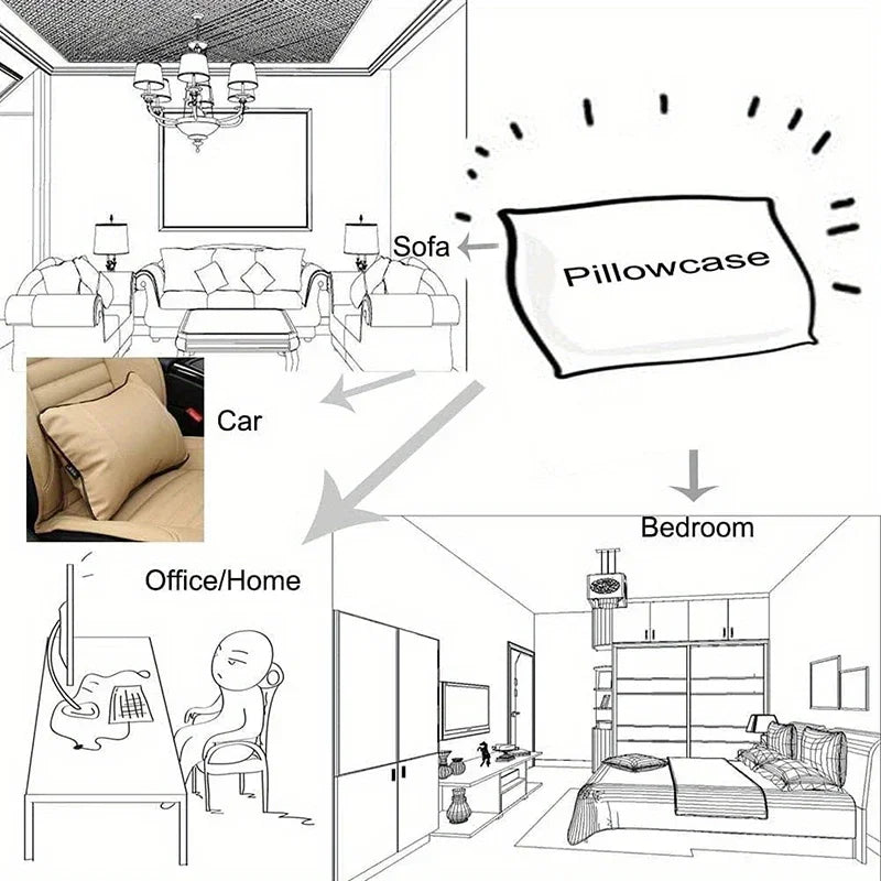 Vikama Fodera Per Cuscino Reversibile San Valentino Con Stampa A Cuore Per Soggiorno Divano Letto Decorazione Della Casa