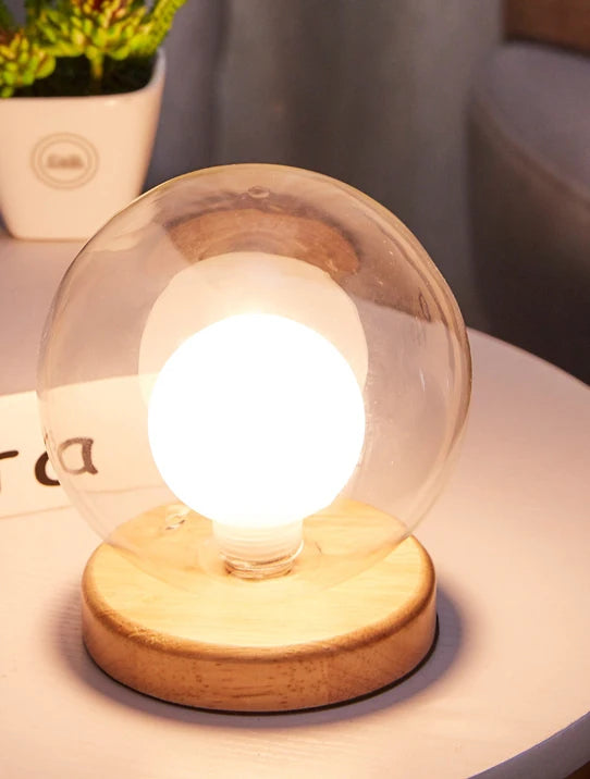 Adelier Lampada Da Tavolo Moderna Ferro Corpo Bianco Base In Legno Giallo Telaio Per Camera Da Letto Soggiorno Lettura
