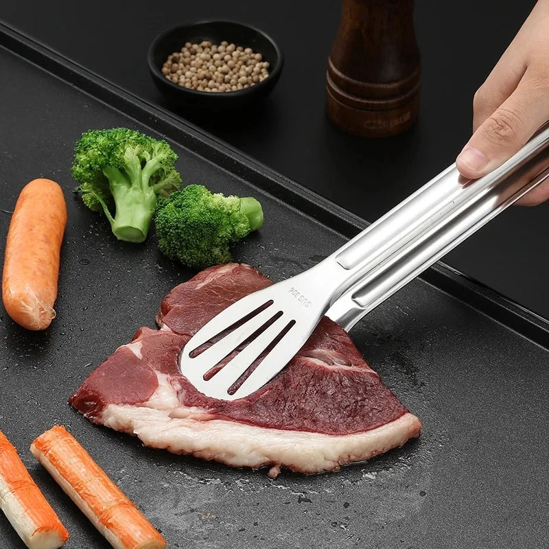 Pinze Per Alimenti In Acciaio Inossidabile Clip Pane Insalata Carne Griglia Barbecue Morsetto Per Buffet Accessori
