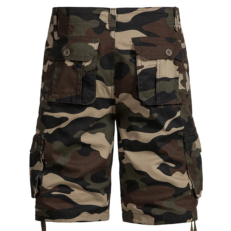 Pantaloncini Mimetici Da Uomo Traspiranti In Cotone Con Tasche Laterali Per Sport All Aperto Pantaloni Corti Estivi