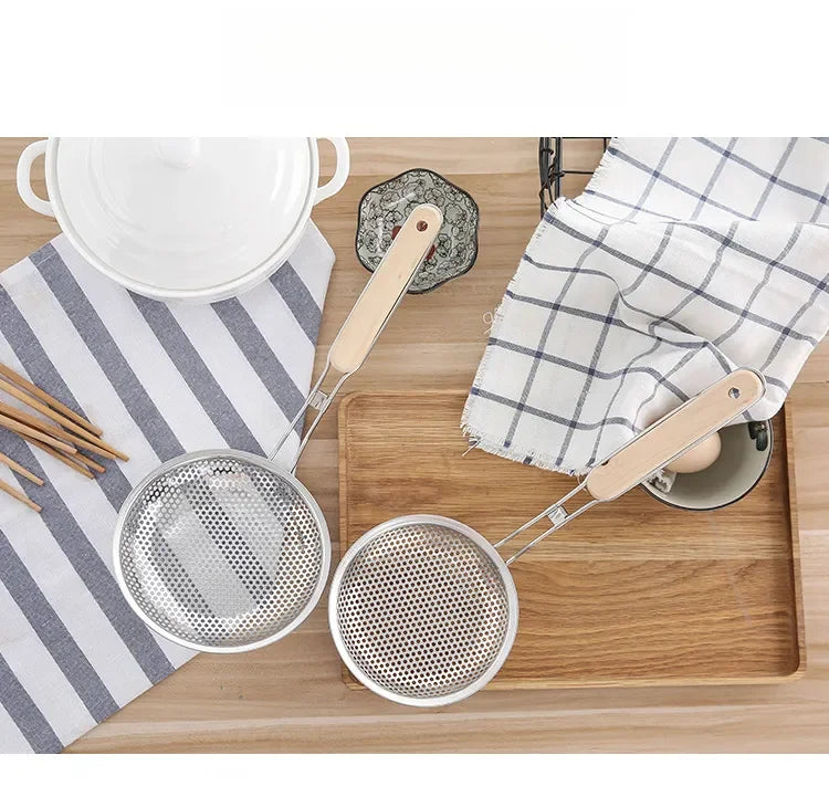 Cucchiaio Per Schiumarola A Maglia Fine In Acciaio Inox Per Colino Spaghetti E Tagliatelle