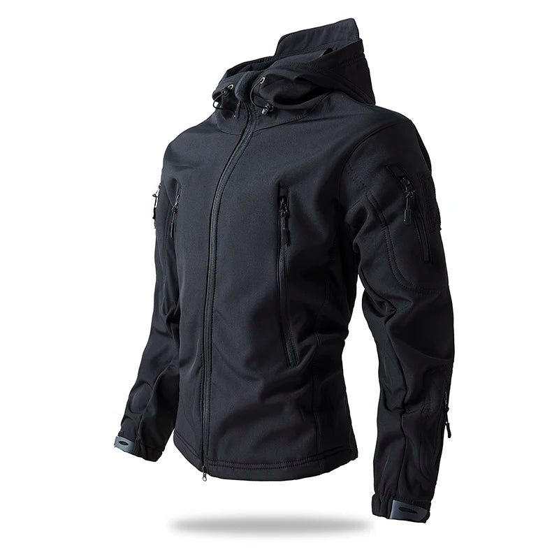 Lurker Giacca Soft Shell Tattica Pelle di Squalo Uomo Impermeabile con Cappuccio Mimetica Esterno da Caccia Autunno