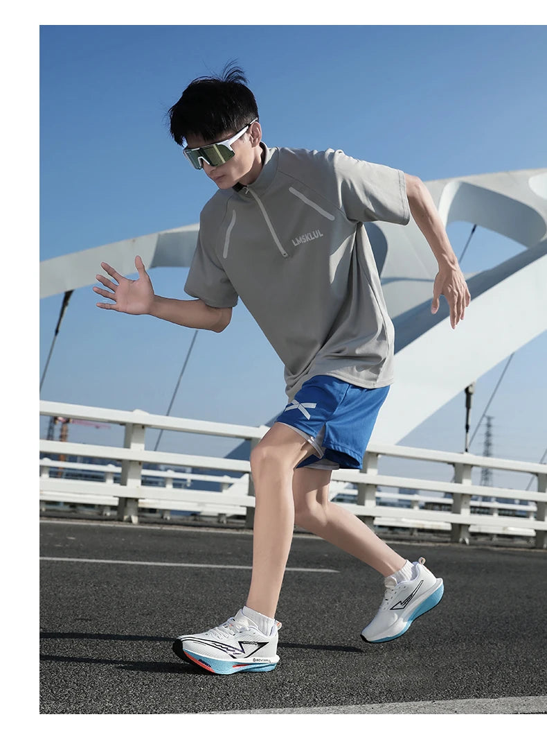 Scarpe Da Corsa Con Piastra In Carbonio Per Maratona Traspiranti Leggere Per Uomo E Donna Comode E Antiscivolo